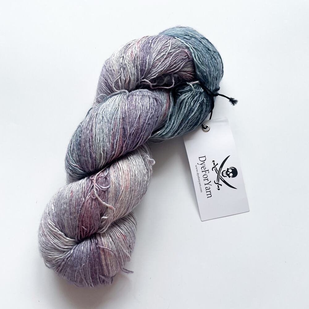 DyeFor Yarn Hand Dyed Silk Lace Yarn 760 Yds